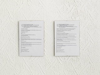 Daniela Knorr, 25.09.2015, installation view, Photo: Roman März